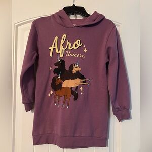 EUC Girls Hoodie Dress size L 10/12